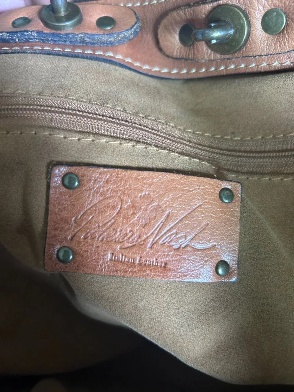 Patricia Nash Italian Leather Satchel